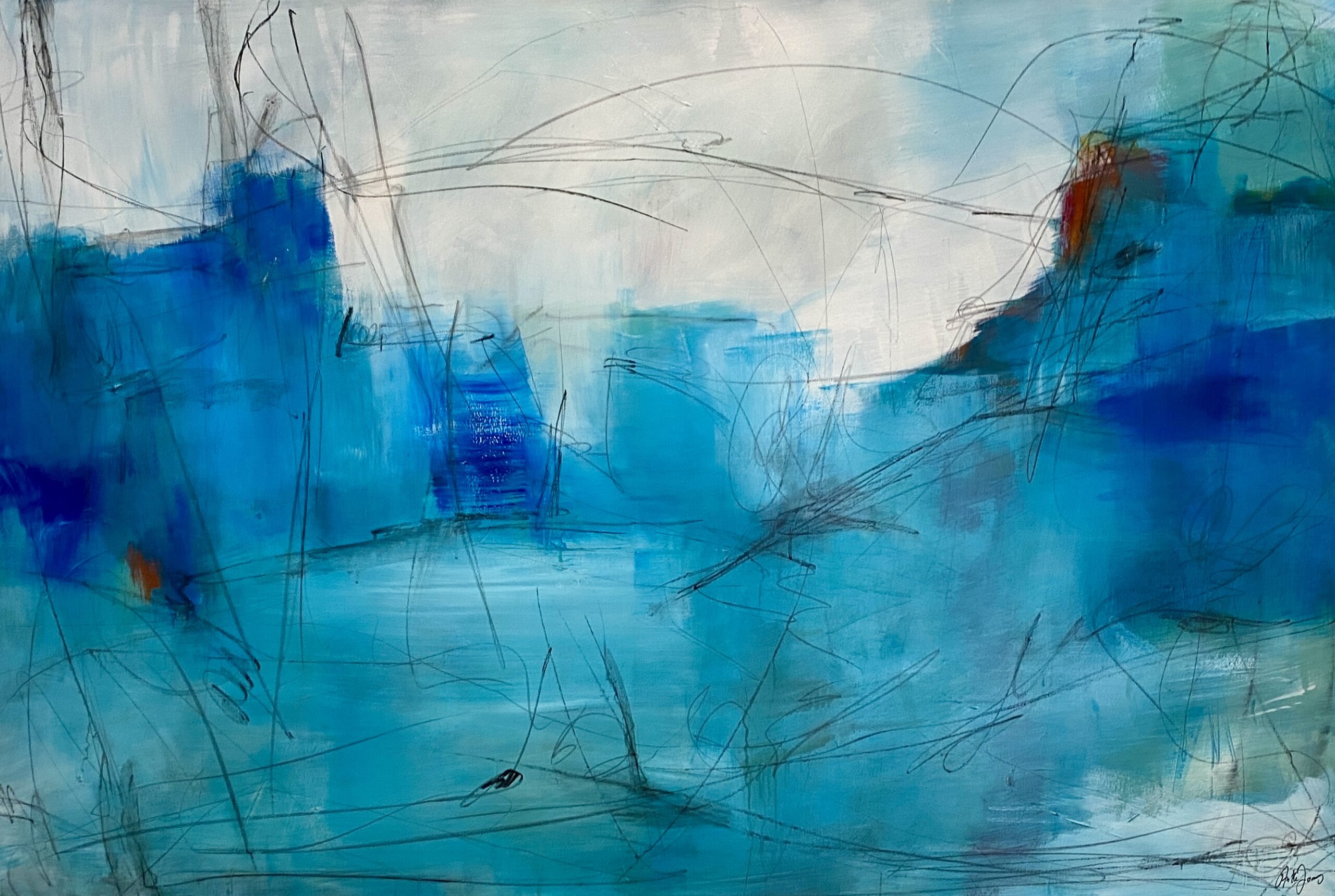 Blue Notes 100 x 150
