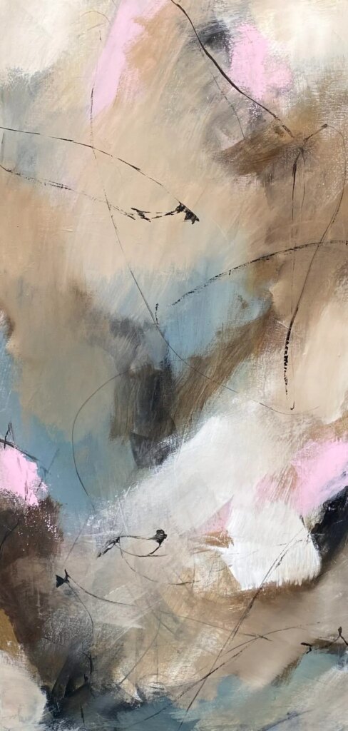 Abstract Light Colours 60 x 120